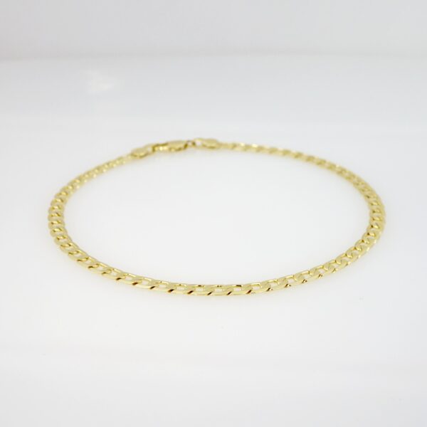 Tobillera de Acero Bañado en Oro 14k - AK010