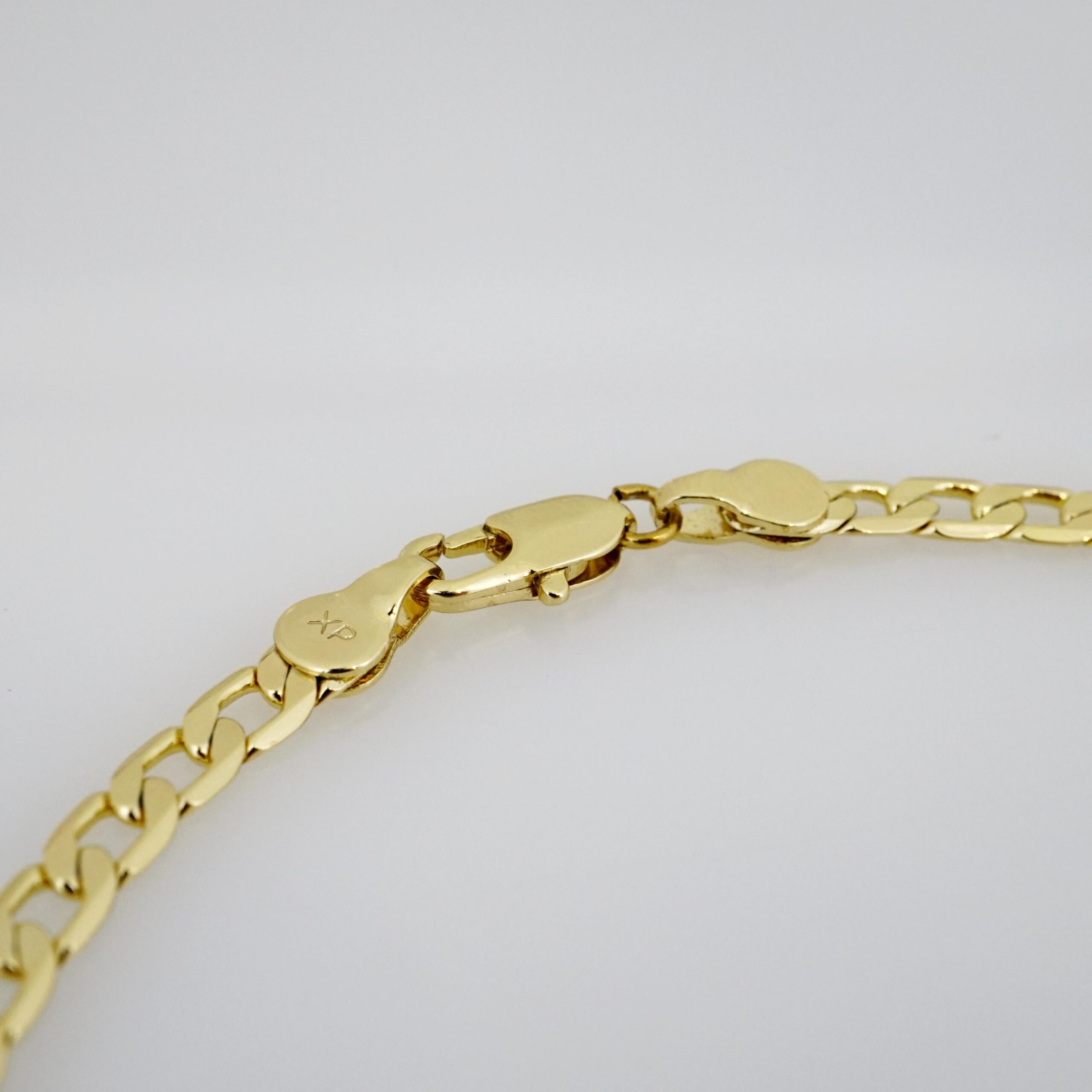 Tobillera de Acero Bañado en Oro 14k - AK010 - Imagen 2