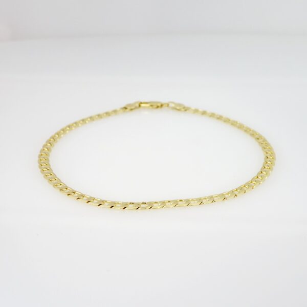 Tobillera de Acero Bañado en Oro 14k - AK008