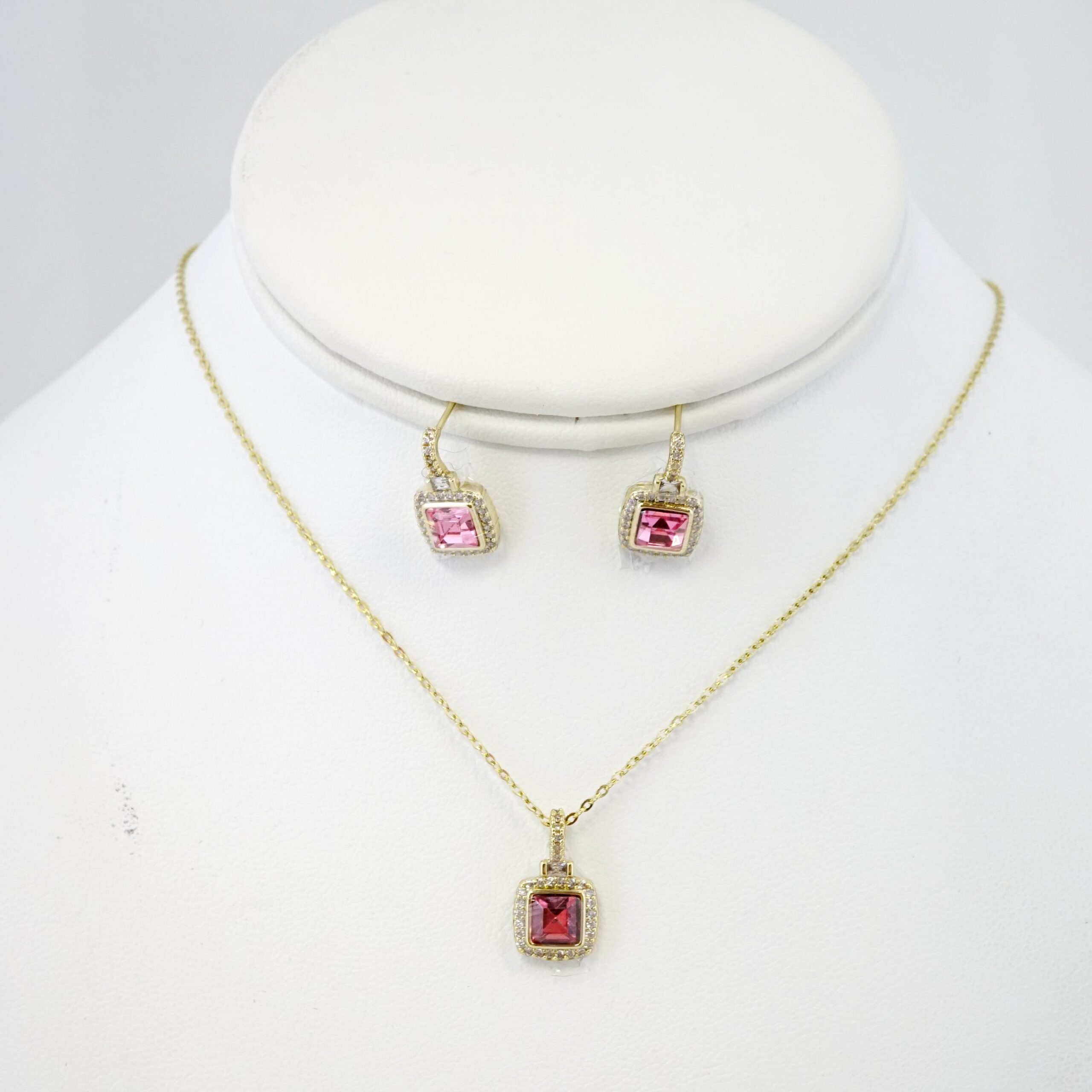 Set de Acero Inoxidable Bañado en Oro 14k - SET053-1