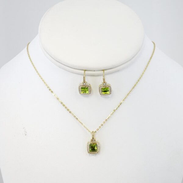 Set de Acero Inoxidable Bañado en Oro 14k - SET052-2