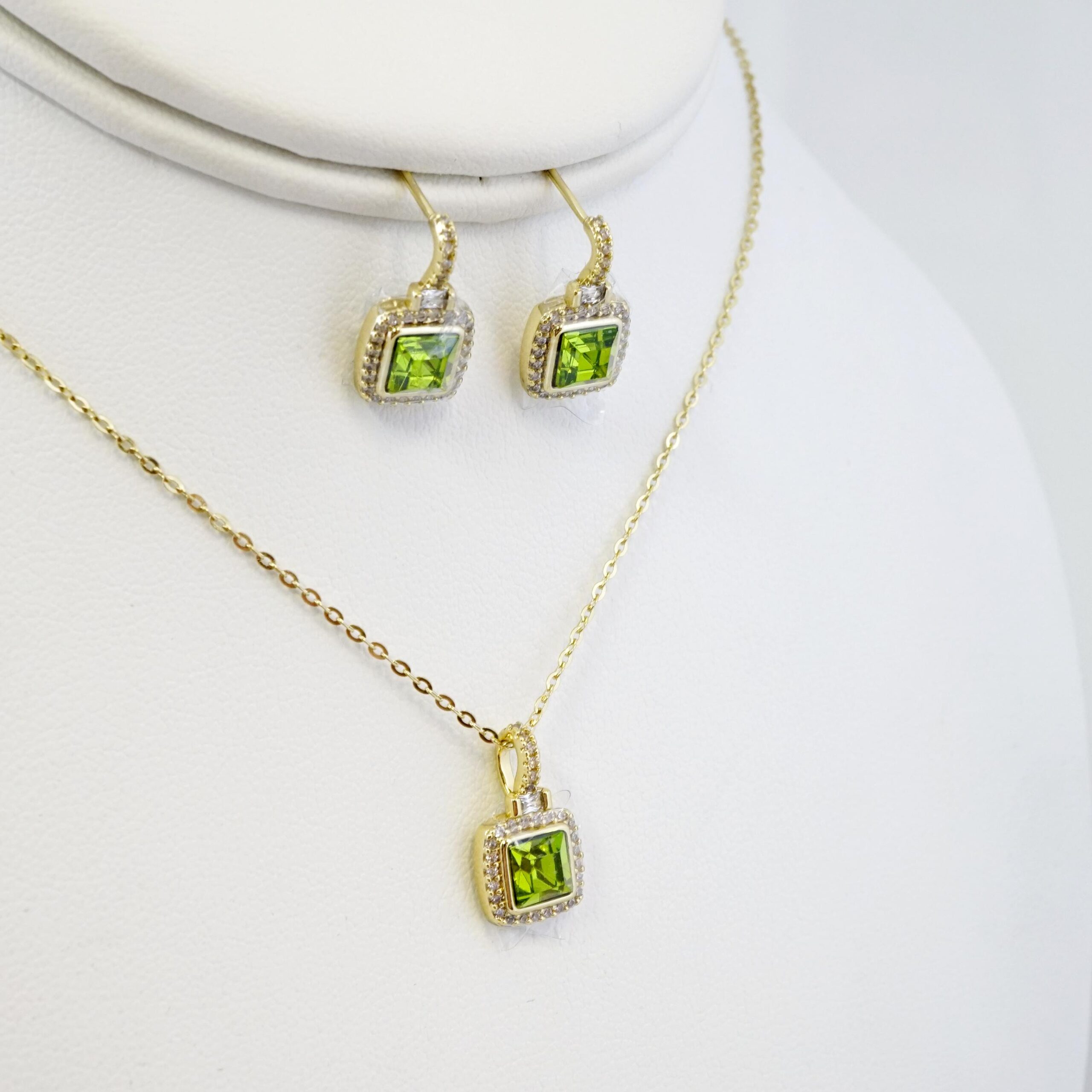 Set de Acero Inoxidable Bañado en Oro 14k - SET052-2 - Imagen 2