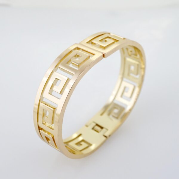 Pulso de Acero Bañado en Oro 14k - BA118