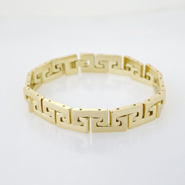 Brazalete de Acero Bañado en Oro 14k - BR0137