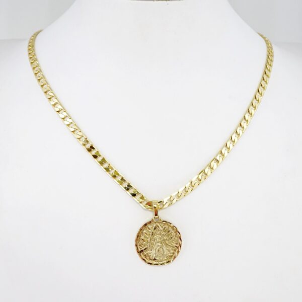 Cadena de Hombre en Acero Bañada en Oro 14k – MCH097