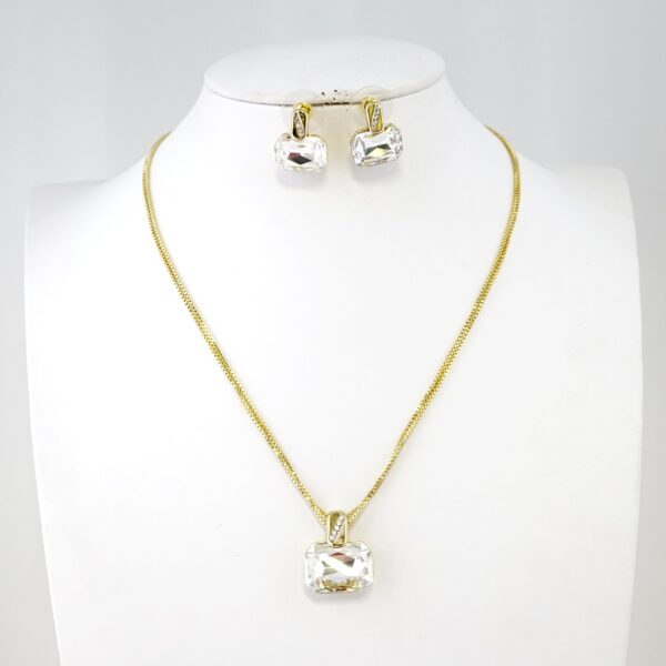 Set de Acero Inoxidable Bañado en Oro 14k - SET188