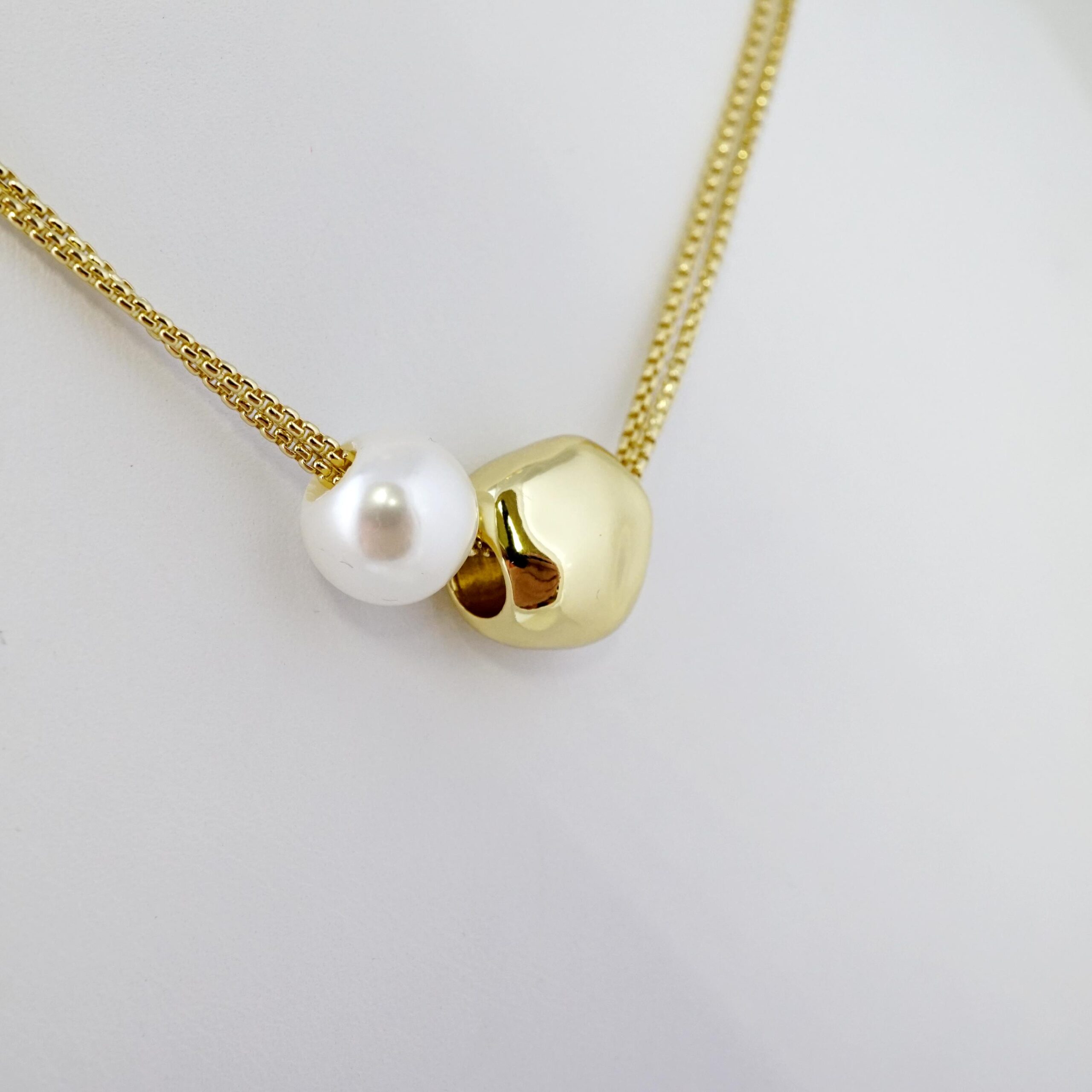 Set de Acero Inoxidable Bañado en Oro 14k - SET190 - Imagen 2