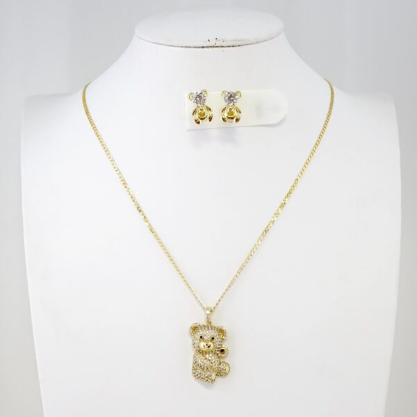 Set de Acero Inoxidable Bañado en Oro 14k - SET191