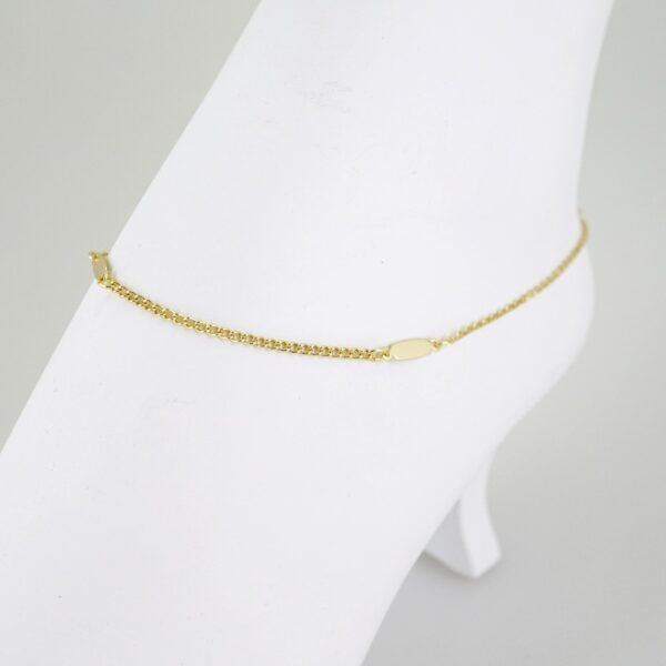 A0075 Anklets - Tobilleras - 14K Real Color 2mm
