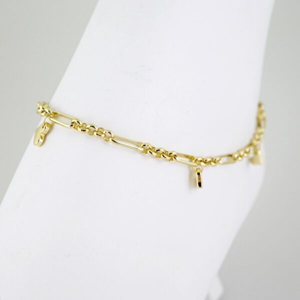 A0076 Anklets - Tobilleras - 14K Real Color 2mm
