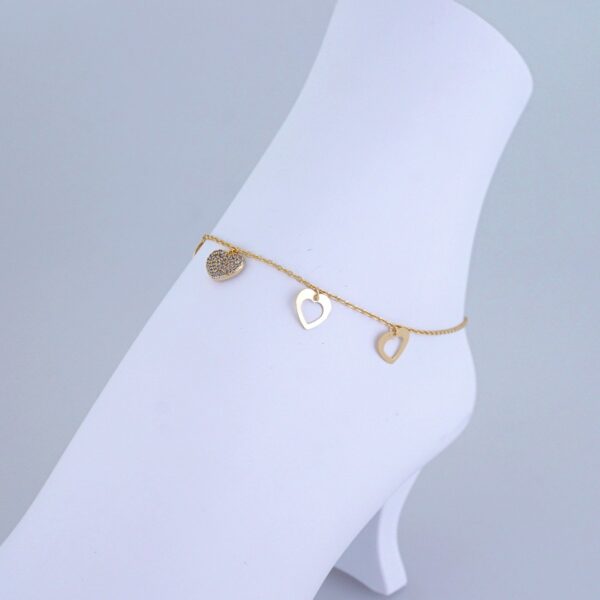 A0068 Anklets - Tobilleras - 14K Real Color