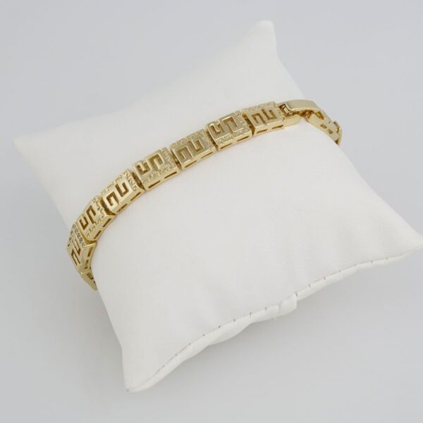 Bracelets Woman/ Pulseras Dama/ Zircon Stone/14K Real Color// B0037