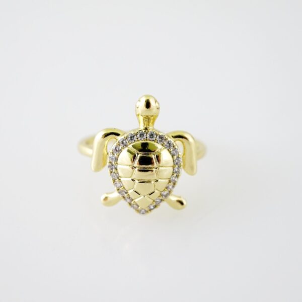 R720 RING - ANILLO - Zircon Stone - 14K Real Color