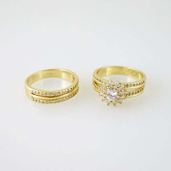 R115E RING - ANILLO - Zircon Stone - 14K Real Color