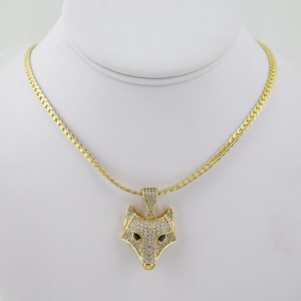 SET1608 Gargantilla - Choker - Zircon Stone - 14K Real Color