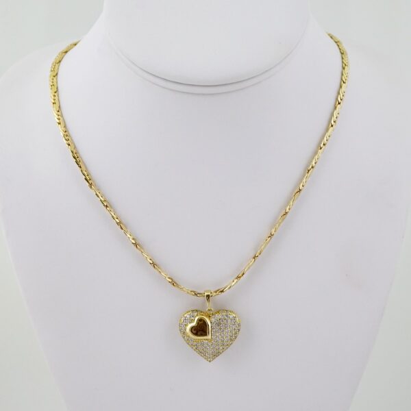 SET1609 Gargantilla - Choker - Zircon Stone - 14K Real Color