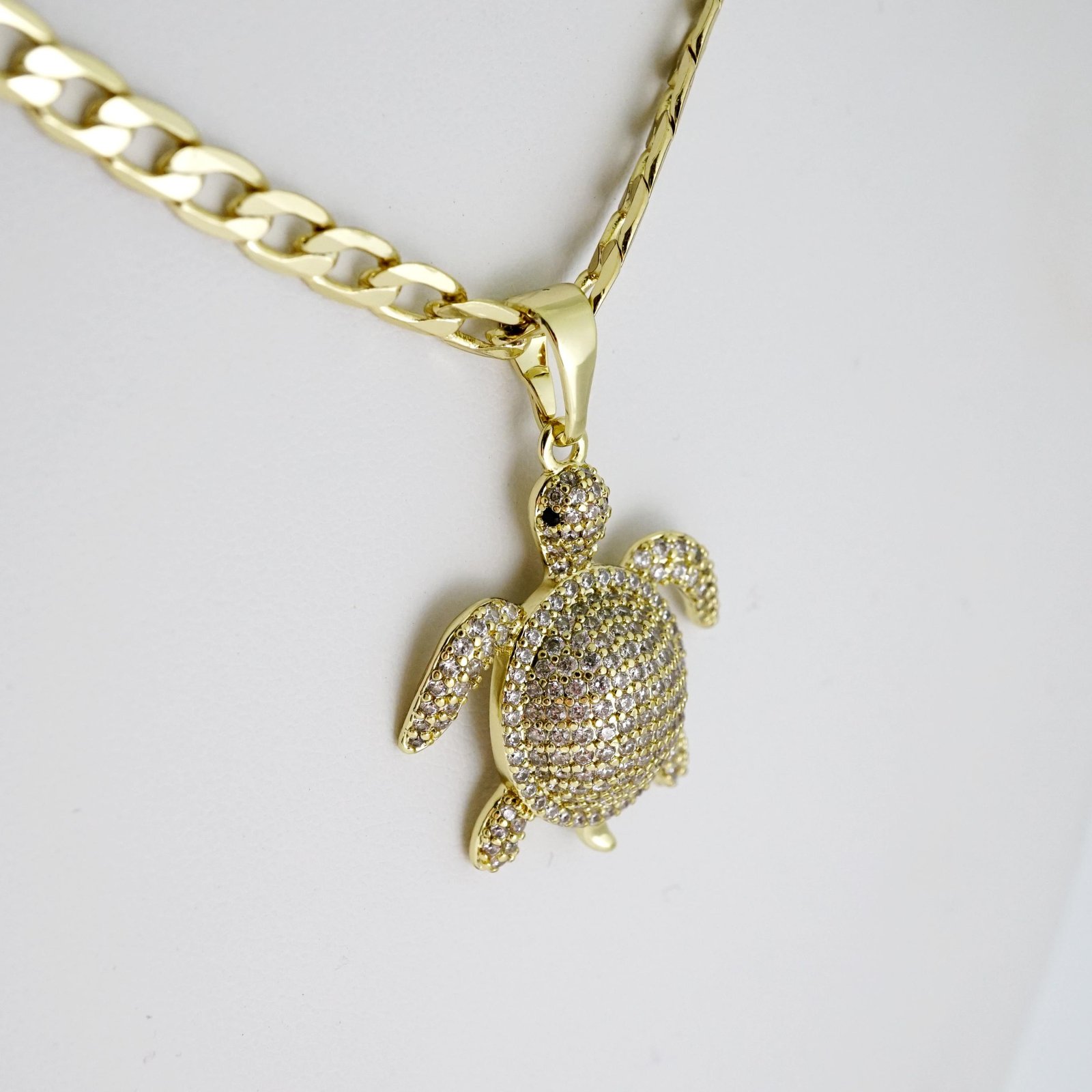 SET1827 Cadenas & Colgantes - Chain - Pendants - Zircon Stone - 14K Real Color - 4mmX50cm - Image 2