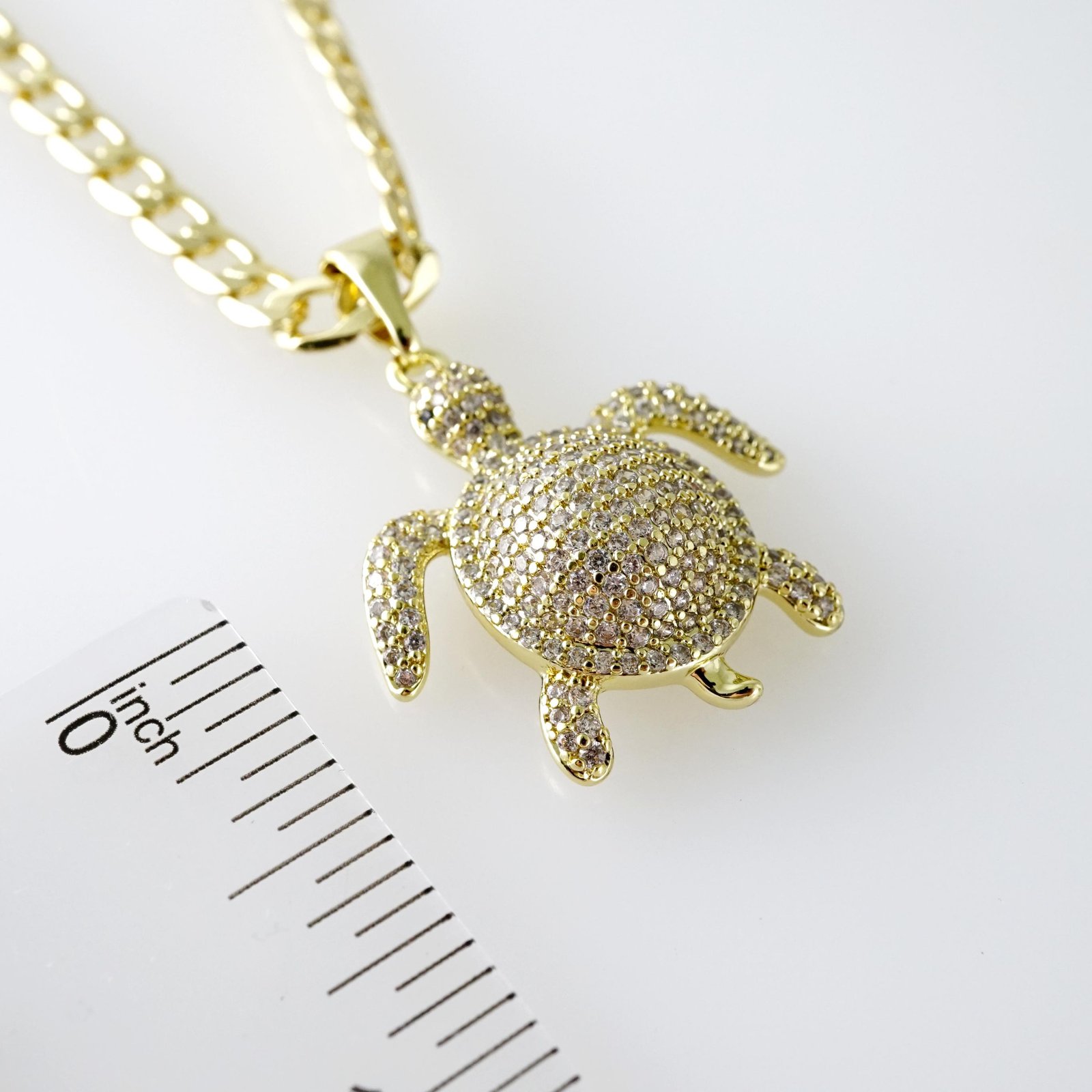SET1827 Cadenas & Colgantes - Chain - Pendants - Zircon Stone - 14K Real Color - 4mmX50cm - Image 3