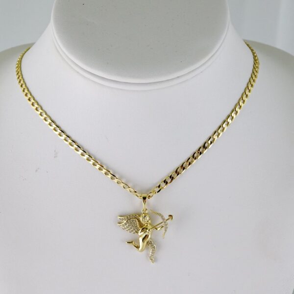 SET1829 Cadenas & Colgantes - Chain - Pendants - Zircon Stone - 14K Real Color - 3mmX45cm