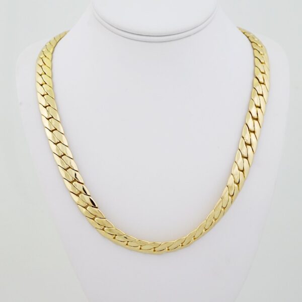 SET1617 Gargantilla - Choker - Plain -  14K Real Color - 60cm