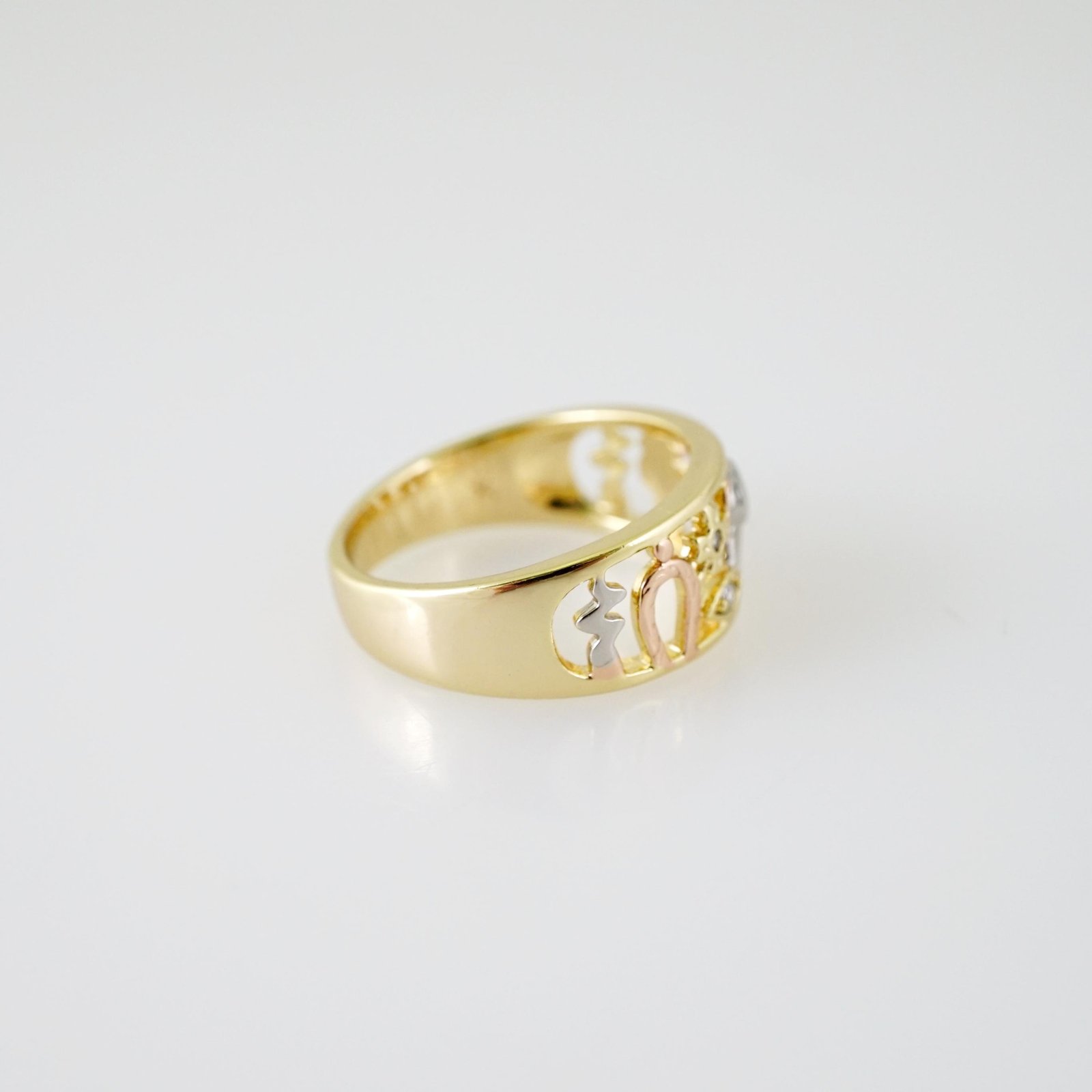 R731 RING - ANILLO - Plain - Three Tone - Image 2