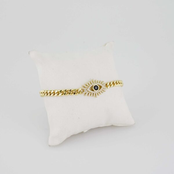 B1384 Bracelet - Pulseras - Zircon Stone - 14K Real Color