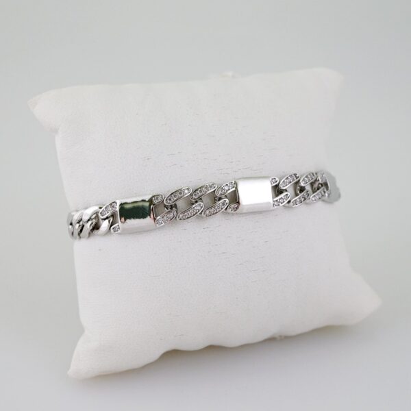 B1548 Bracelet - Pulseras - Zircon Stone - Silver Color