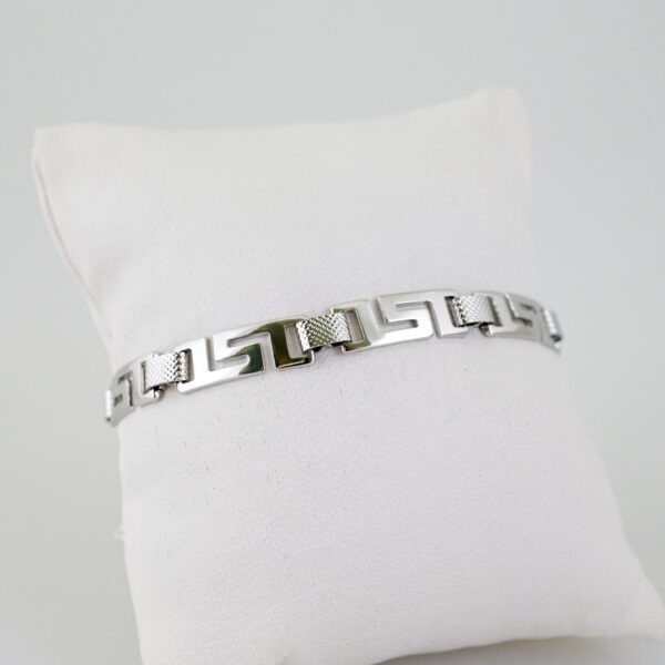 B1550 Bracelet - Pulseras - Zircon Stone - Silver Color