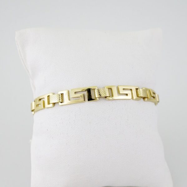 B1555 Bracelet - Pulseras - Plain - 14K Real Color