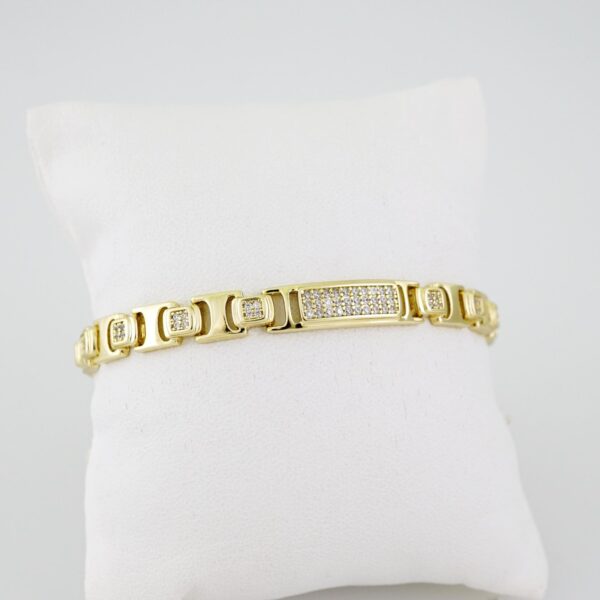B1566 Bracelet - Pulseras - Zircon Stone - 14K Real Color