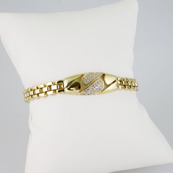 B1469 Bracelet - Pulseras - Zircon Stone - 14K Real Color