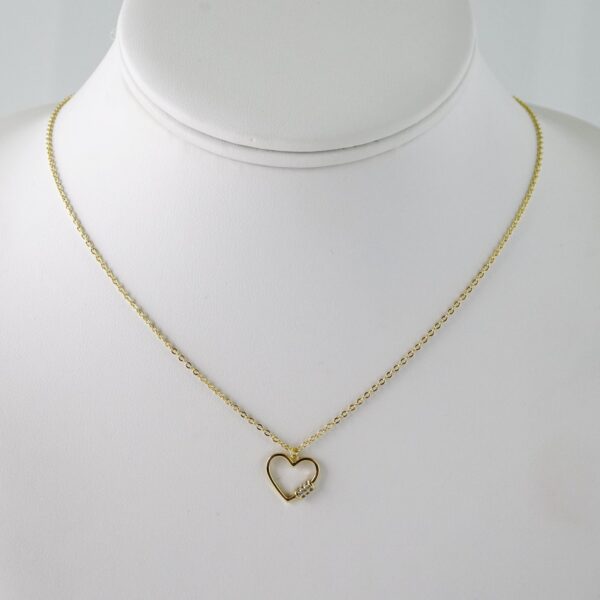 SET1642 Cadenas & Colgantes - Chain - Pendants - Zircon Stone - 14K Real Color - 2mmX45cm