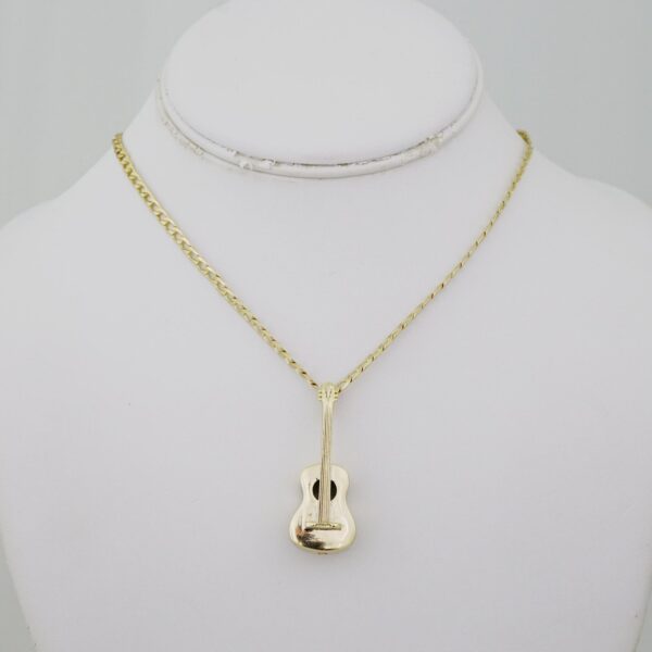 SET1477 Chain & Colgantes- Choker W - Pendants- 14K Real Color - Zircon Stone - 3mm x45cm