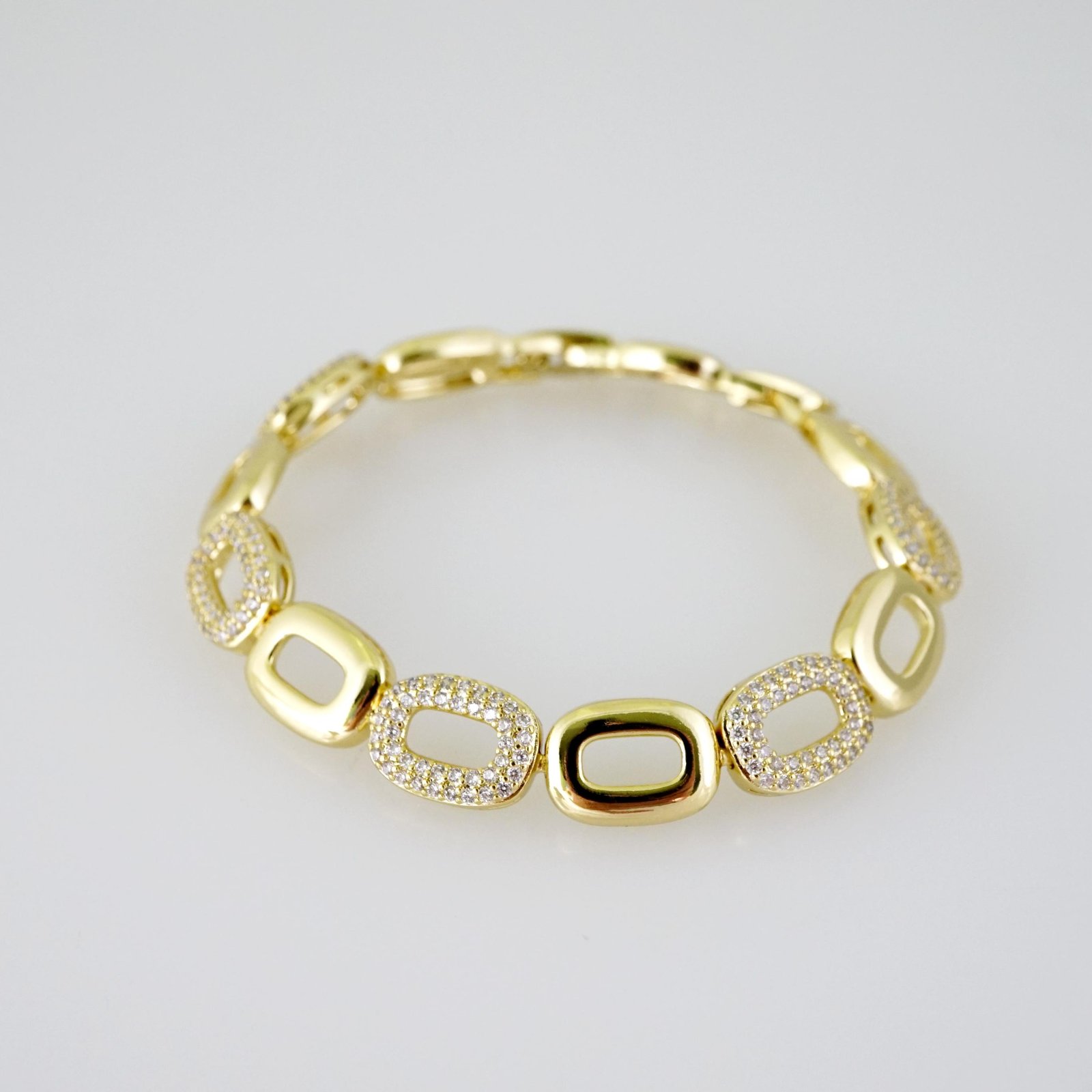 B1785 Bracelet - Pulseras - Zircon Stone - 14K Real Color - Image 2