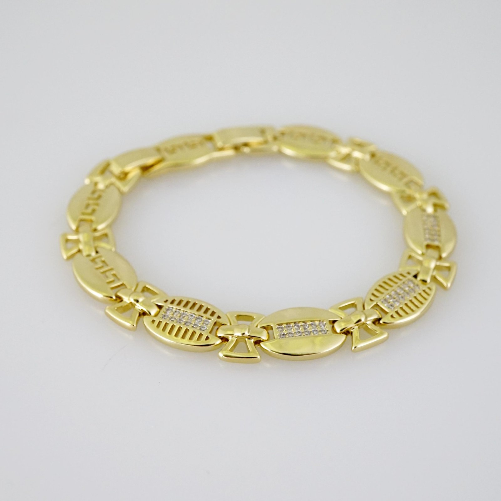 B1788 Bracelet - Pulseras - Zircon Stone - 14K Real Color - Image 2
