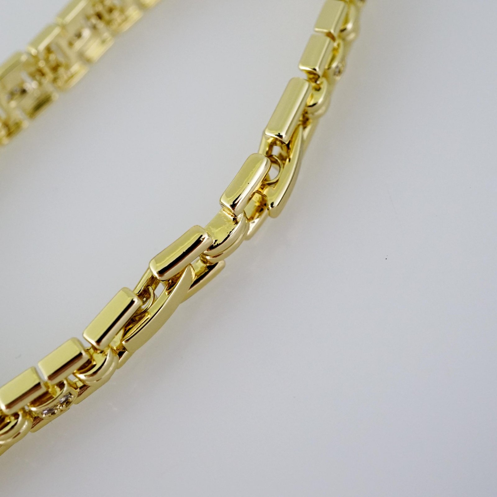B1791 Bracelet - Pulseras - Zircon Stone - 14K Real Color - Image 3