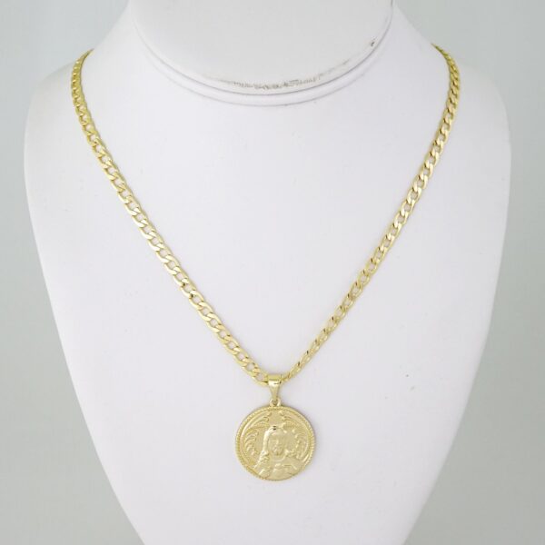 SET1835 Cadenas & Colgantes - Chain - Pendants - Plain - 14K Real Color - 4mmX50cm