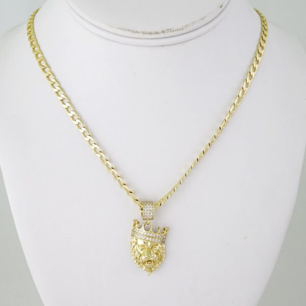 SET1837 Cadenas & Colgantes - Chain - Pendants - Plain - 14K Real Color - 4mmX60cm