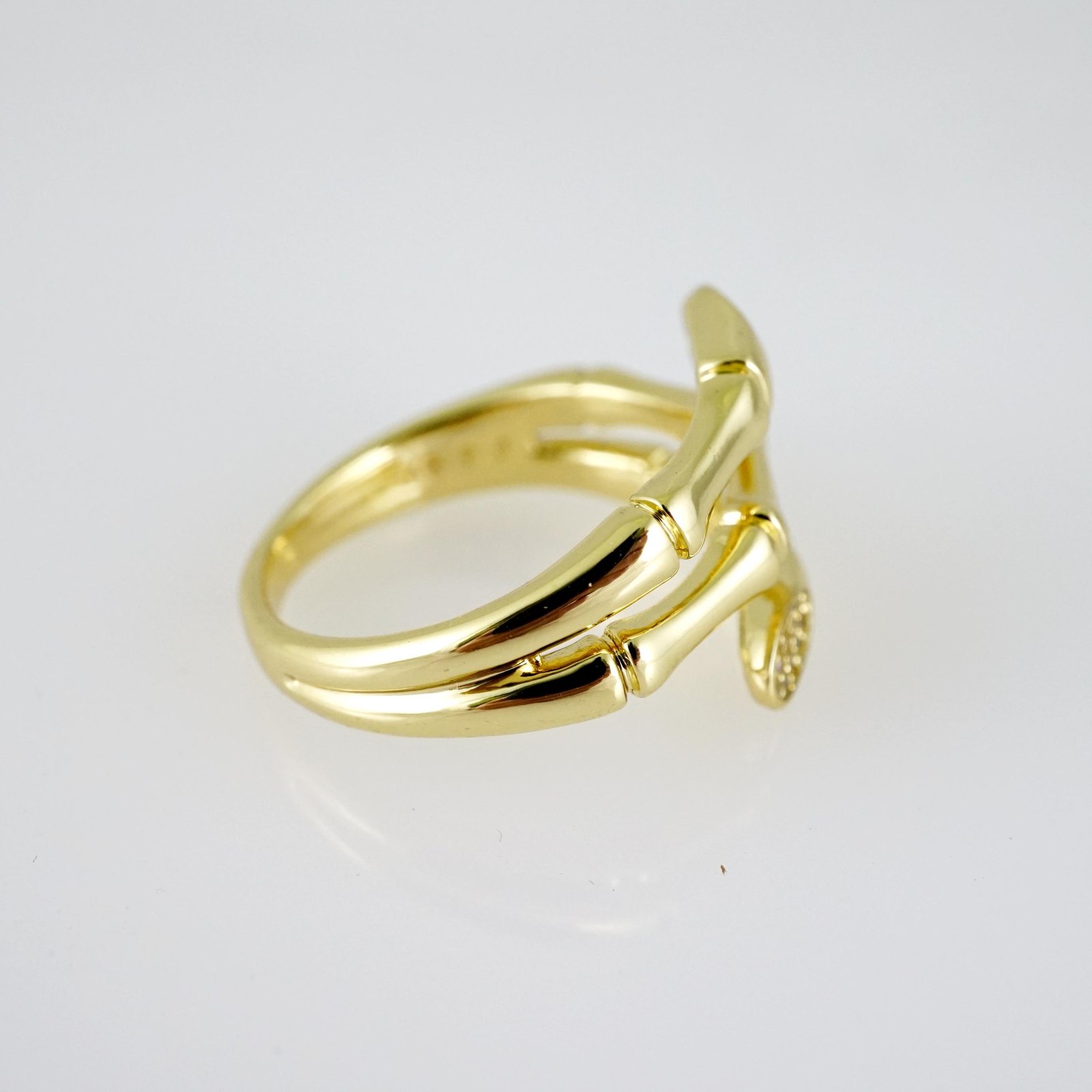 R860 RING - ANILLO - Zircon Stone - 14K Real Color - Image 2