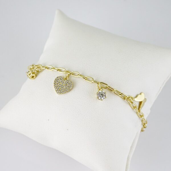 B1792 Bracelet - Pulseras - Zircon Stone - 14K Real Color