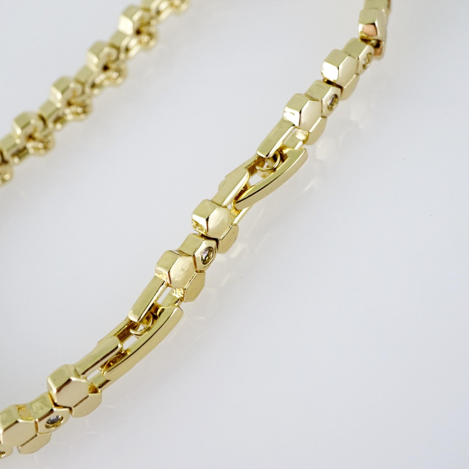 B1795 Bracelet - Pulseras - Zircon Stone - 14K Real Color - Image 3