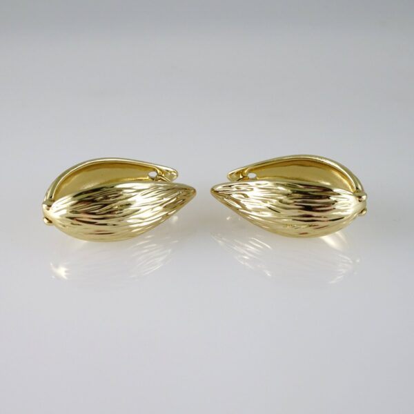 E2746 Earrings - Aretes - Zircon Stone - 14K Real Color