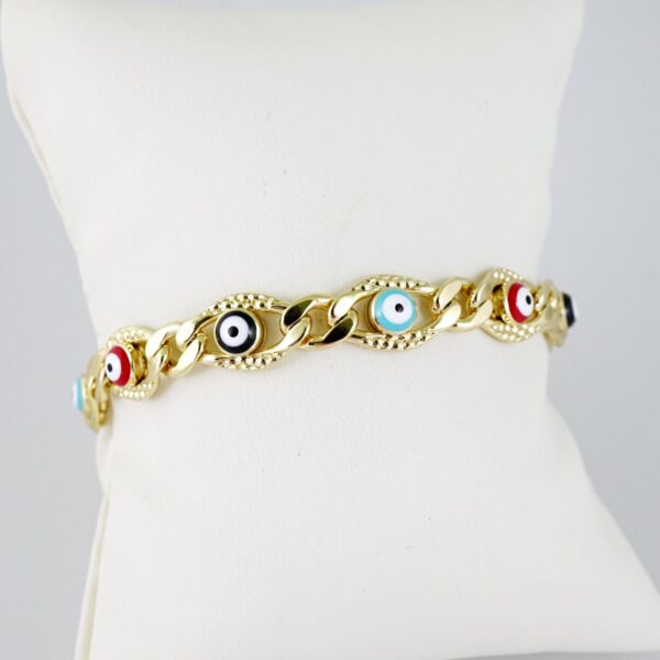 B1482 Bracelet - Pulseras - Zircon Stone - 14K Real Color