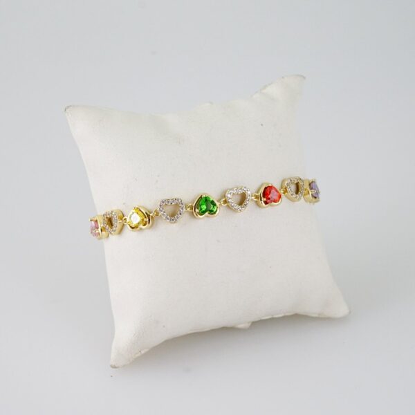 B1405 Bracelet - Pulseras - Zircon Stone - 14K Real Color