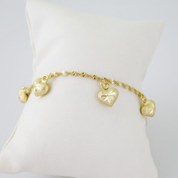 B1497 Bracelet - Pulseras - Plain - 14K Real Color