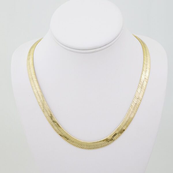 SET1688 Gargantilla - Choker - Plain - 14K Real Color