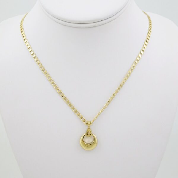 SET1697  Cadenas & Colgantes - Chain - Pendants -  14K Real Color - Zircon Stone - 3mmX60cm