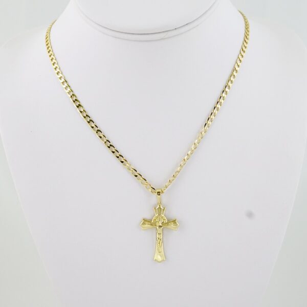 SET1701 Cadenas & Colgantes - Chain - Pendants - Plain - 14K Real Color - 3mmX60cm