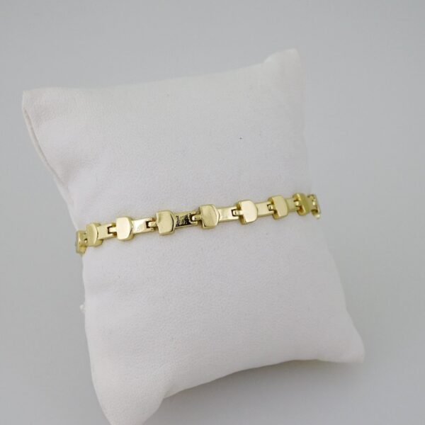 B1511 Bracelet - Pulseras - Plain - 14K Real Color