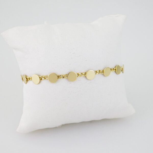 B1517 Bracelet - Pulseras - Plain - 14K Real Color